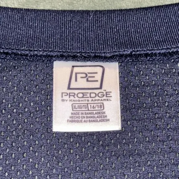 ProEdge Michigan Wolverines Jersey Women's Size XL Blue Mesh V-Neck Short Sleeve - Picture 6 of 9